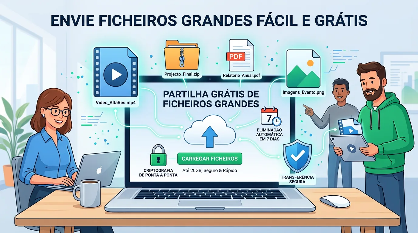 Partilhar ficheiros online