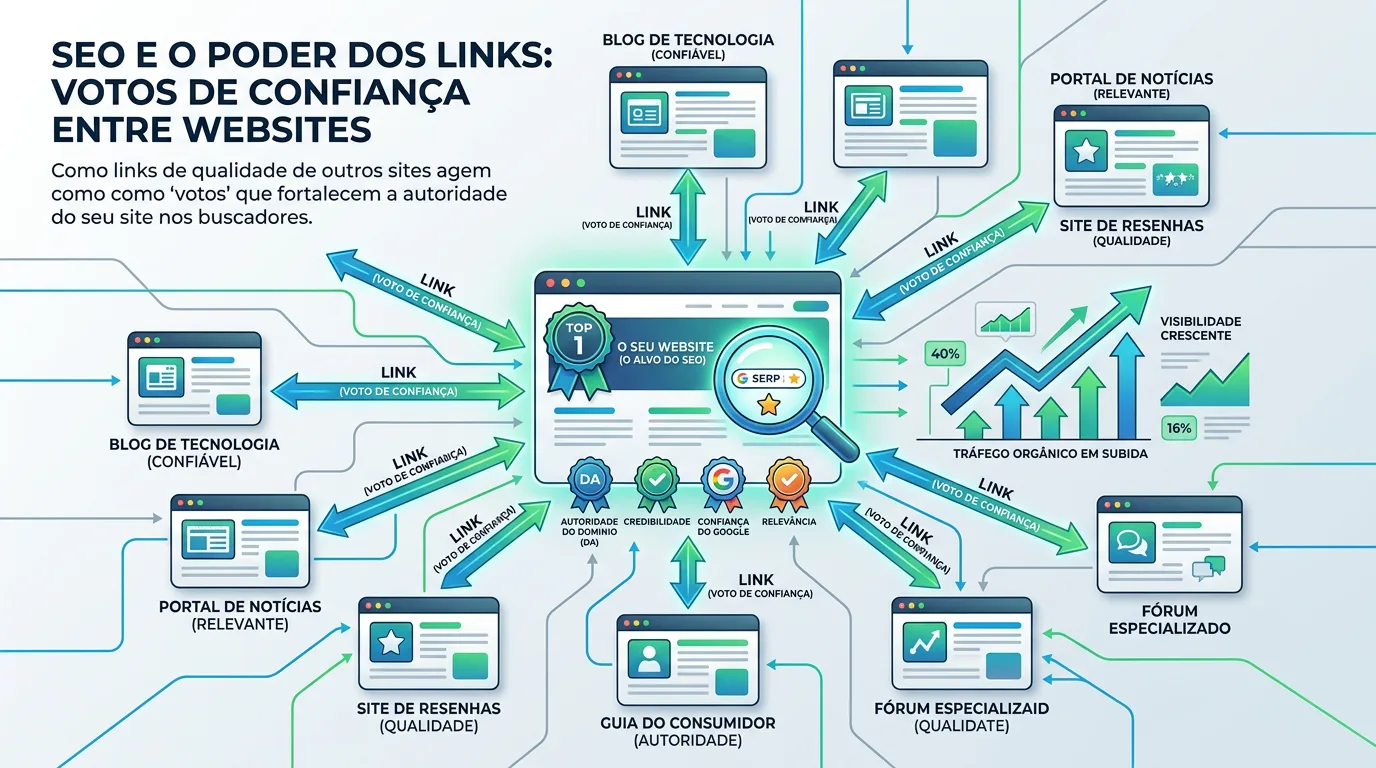 Os links são votos de confiança entre websites?