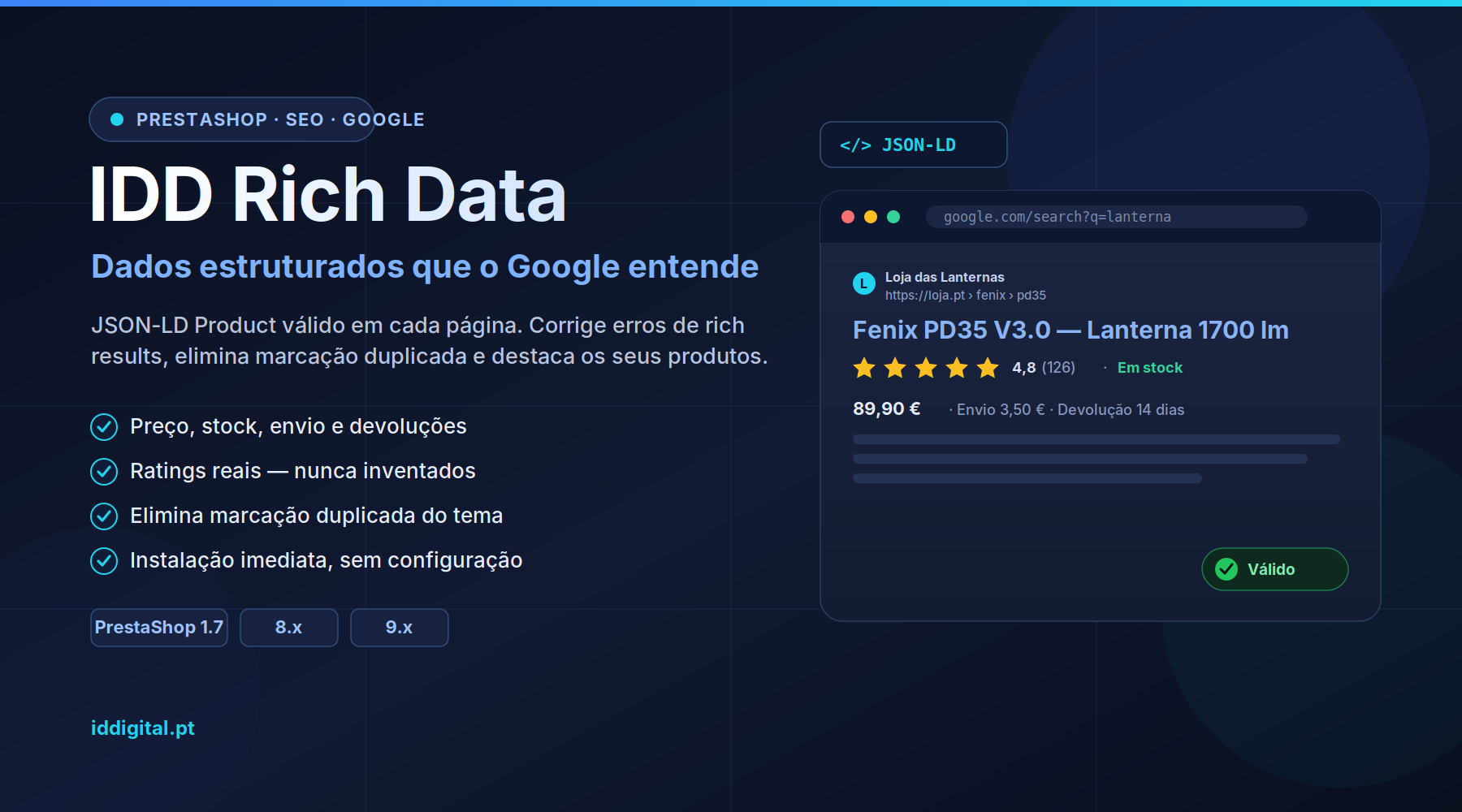 Addon prestashop Rich Snippets