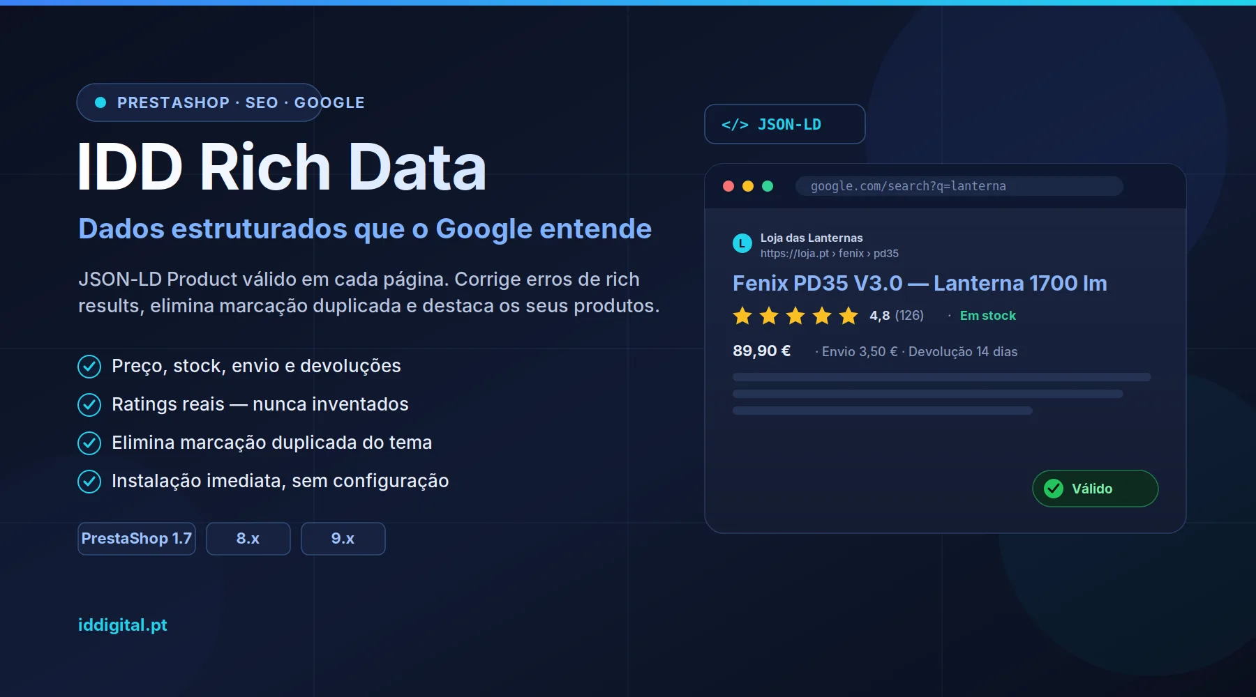 Addon prestashop Rich Snippets