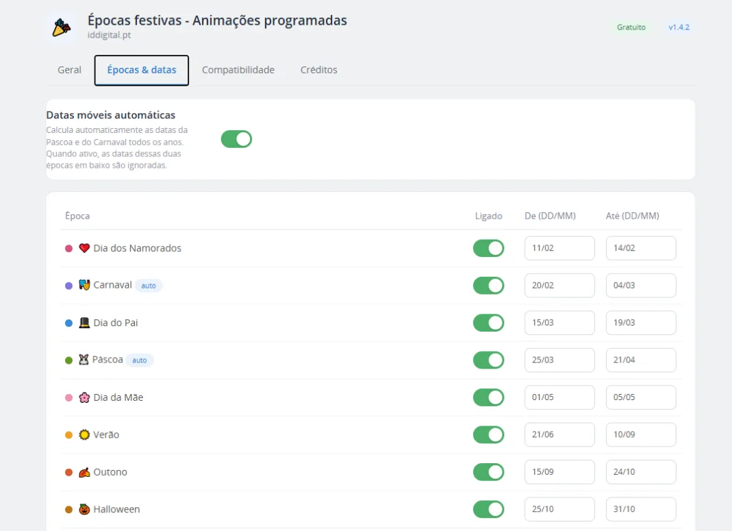 PrestaShop Festive Seasons Addon