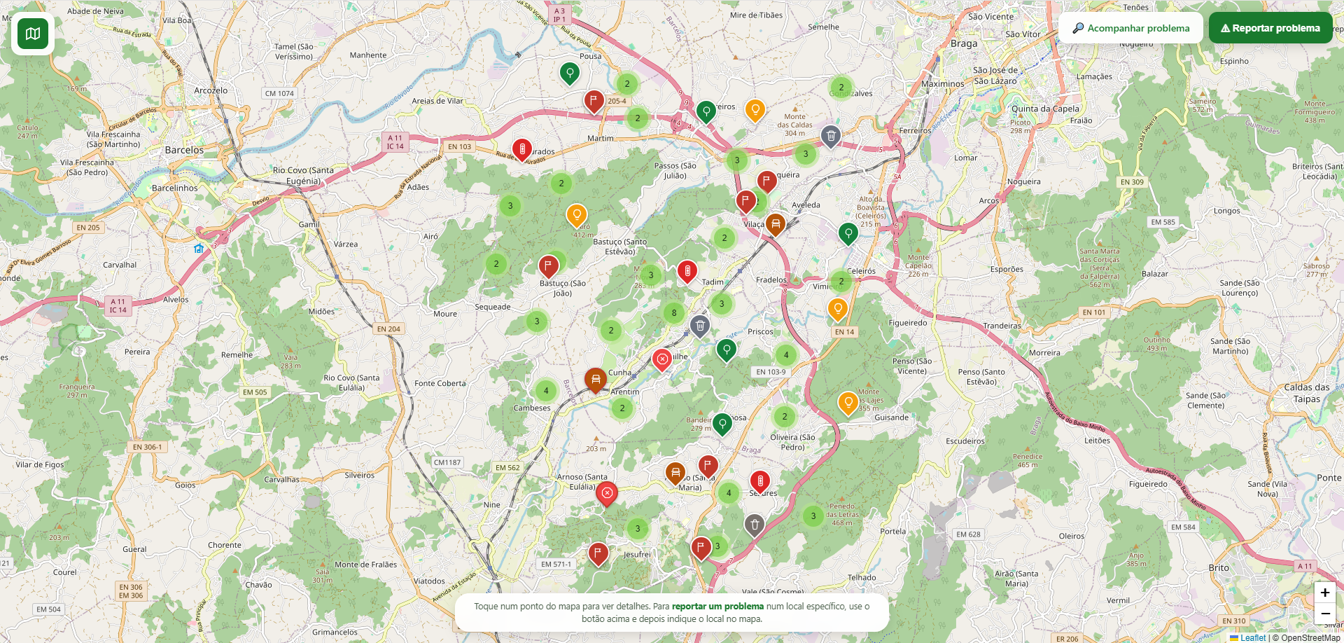Plataforma de gestão mobiliário urbano