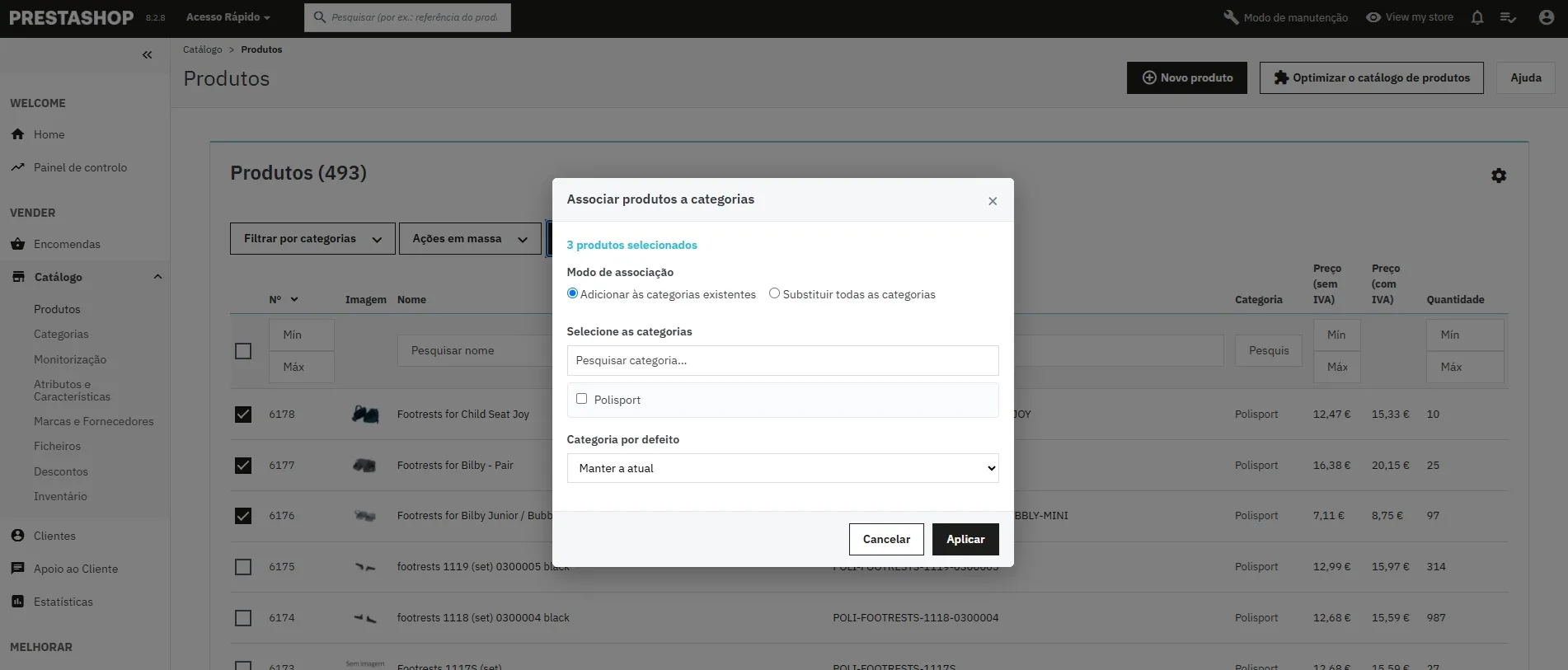 PrestaShop Addon to Bulk Edit Product Categories